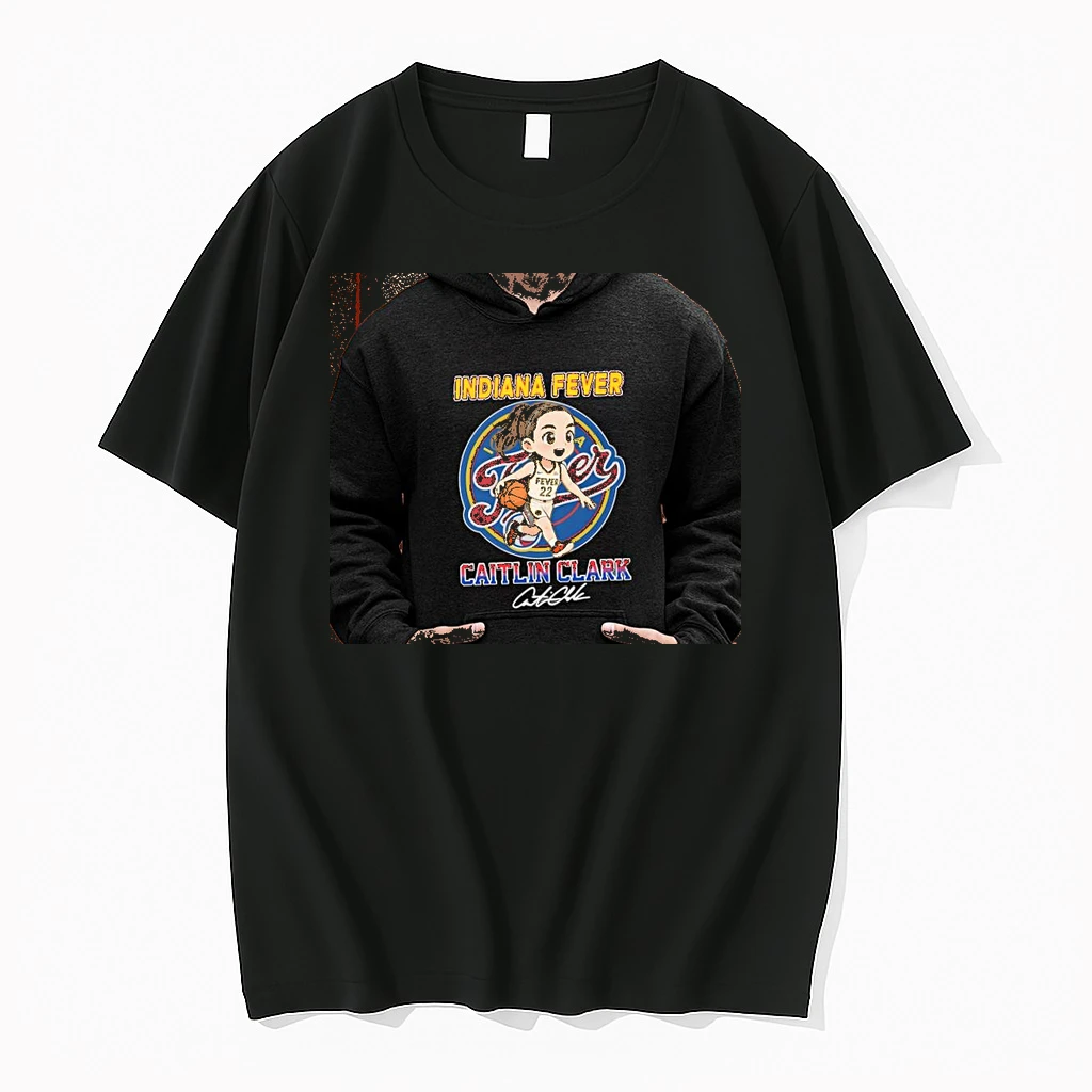 Officials Caitlin Clark Indiana Fever Wnba Basketball Player Chibi Anime Style Signature Premium T Shirt Sweatshirt Hoodie