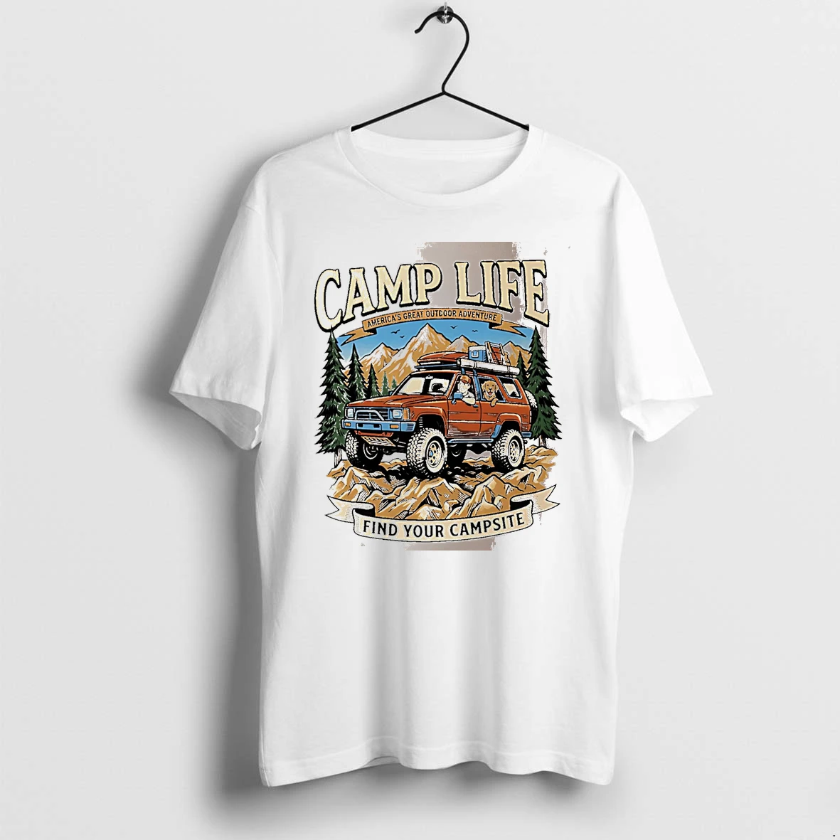 Officials Camp Life Americas Great Outdoor Adventure Find Your Campsite White Premium T Shirt Sweatshirt Hoodie