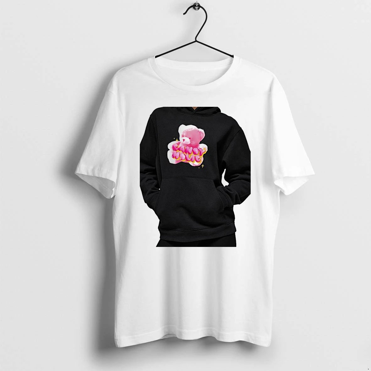 Officials Candy Holic Pink Teddy Bear Y2k Aesthetic Kawaii Premium T Shirt Sweatshirt Hoodie
