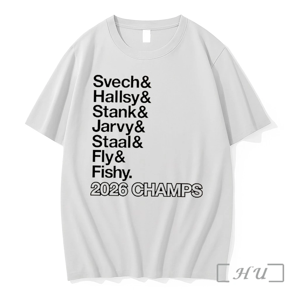 Officials Carolina Hockey Ampersand Champs Svech Hallsy Stank Jarvy Staal Fly Fishy Tee Premium T Shirts Sweater Hoodie