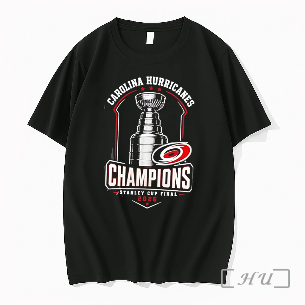 Officials Carolina Hurricanes 2026 Nhl Stanley Cup Champions Trophy Logo Tee Premium T Shirts Sweater Hoodie