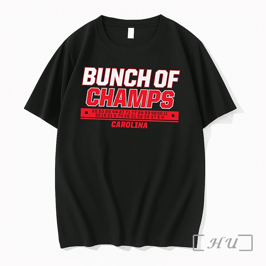 Officials Carolina Hurricanes Bunch Of Champs Player Number Black Premium T Shirts Sweater Hoodie
