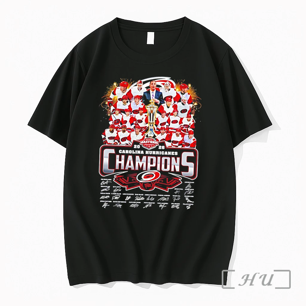 Officials Carolina Hurricanes Nhl Stanley Cup Champions 2026 Signatures Tee Premium T Shirts Sweater Hoodie