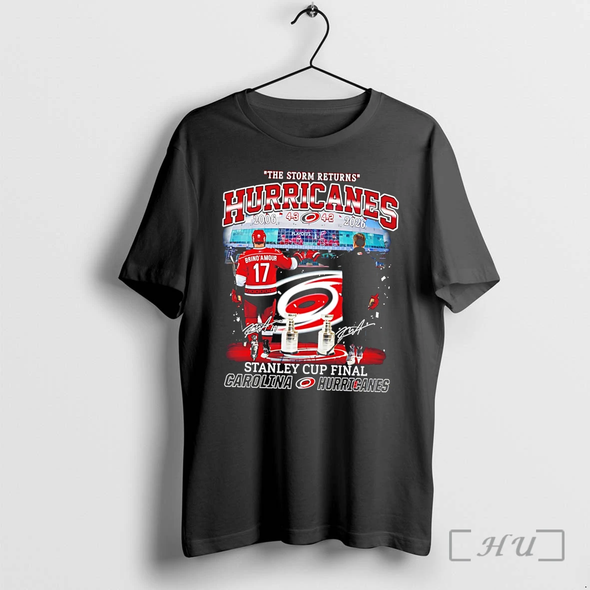 Officials Carolina Hurricanes Stanley Cup Champions 2026 The Storm Returns Tee Premium T Shirts Sweater Hoodie