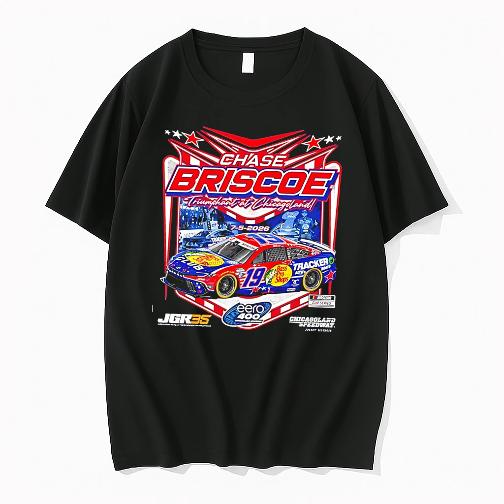 Officials Chase Briscoe 2026 Eero 400 Chicagoland Speedway Race Winner Tee Premium T Shirt Sweatshirt Hoodie