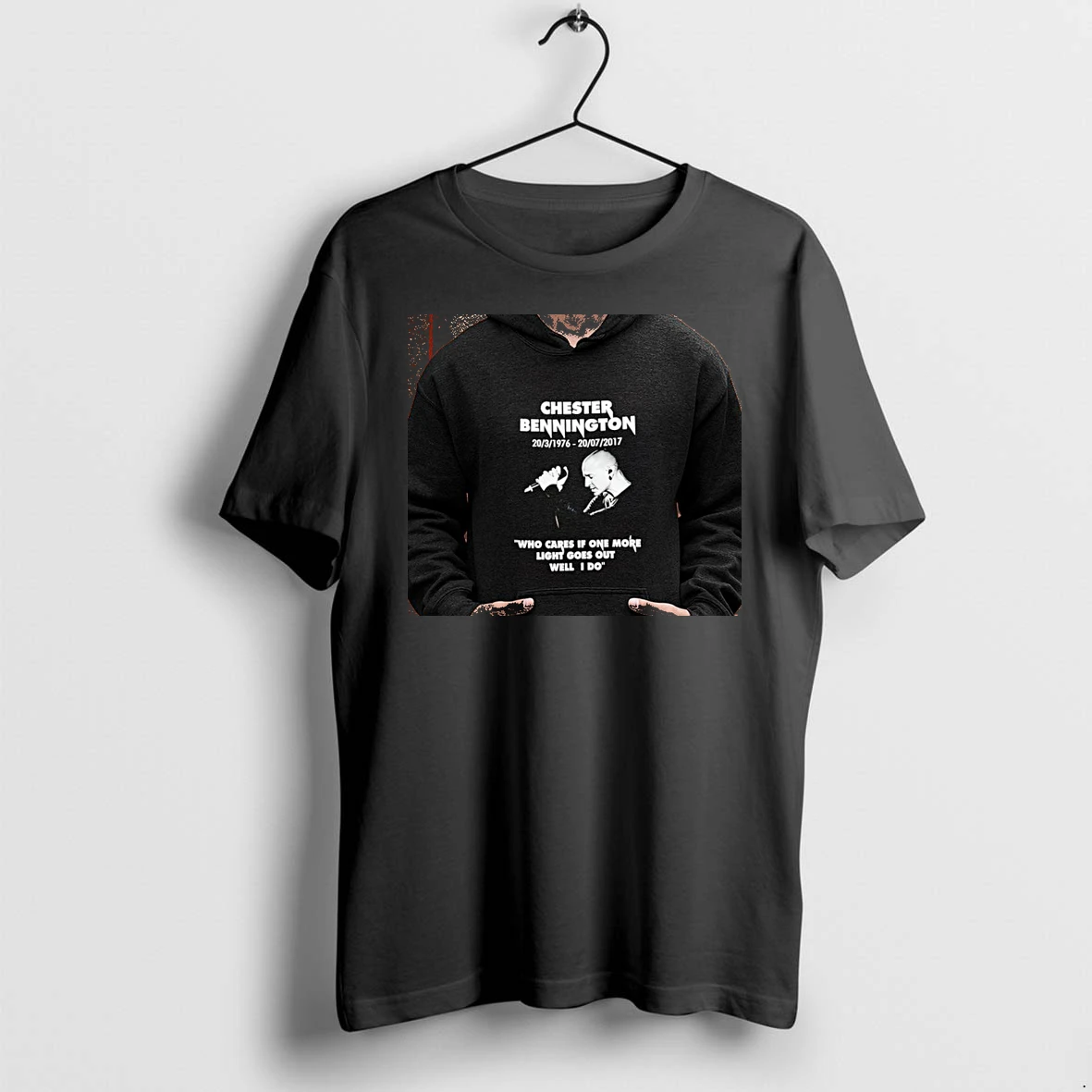 Officials Chester Bennington Linkin Park Who Cares If One More Light Goes Out Well I Do Tribute Premium T Shirt Sweatshirt Hoodie