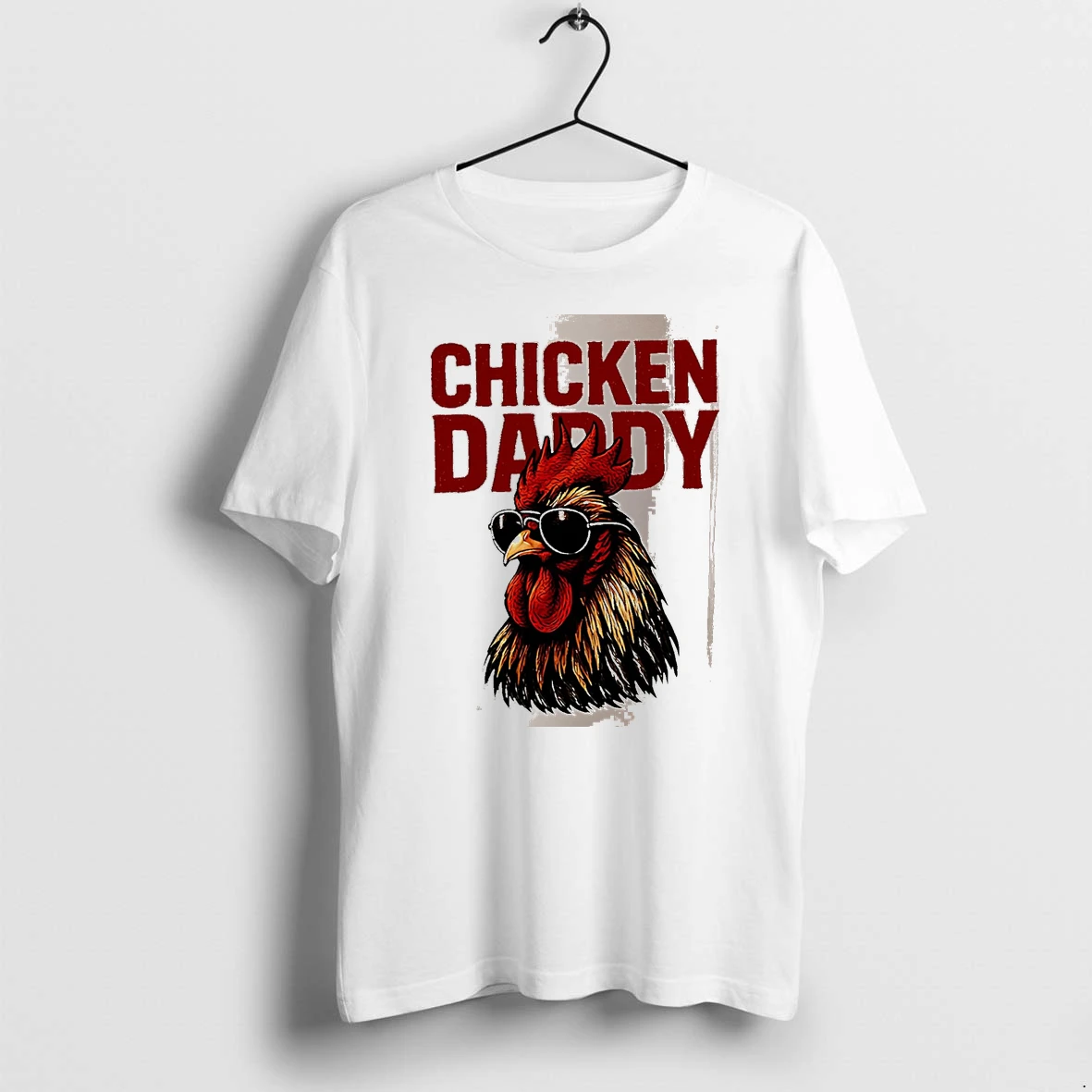 Officials Chicken Daddy Rooster In Sunglasses White Premium T Shirt Sweatshirt Hoodie