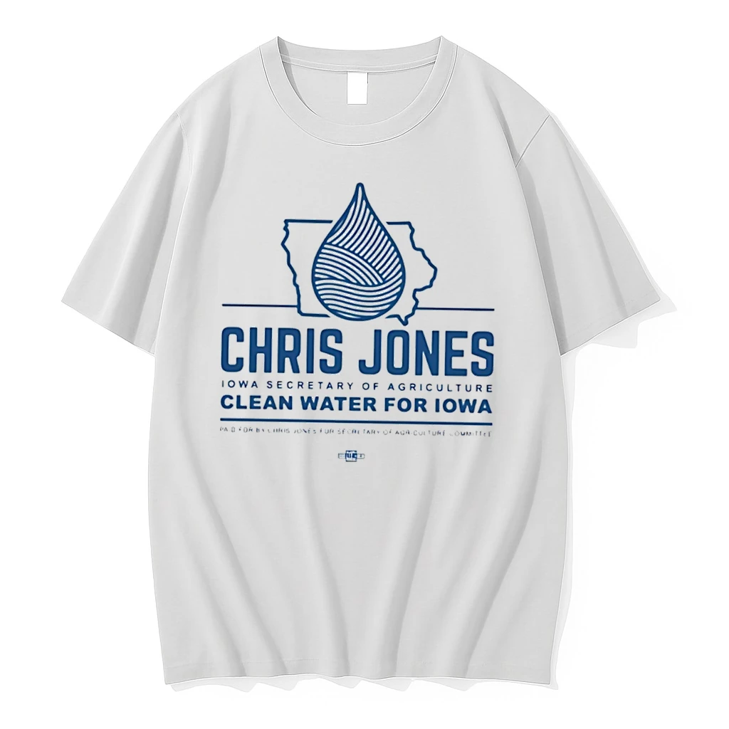 Officials Chris Jones Clean Water For Iowa Tee Premium T Shirt Sweatshirt Hoodie