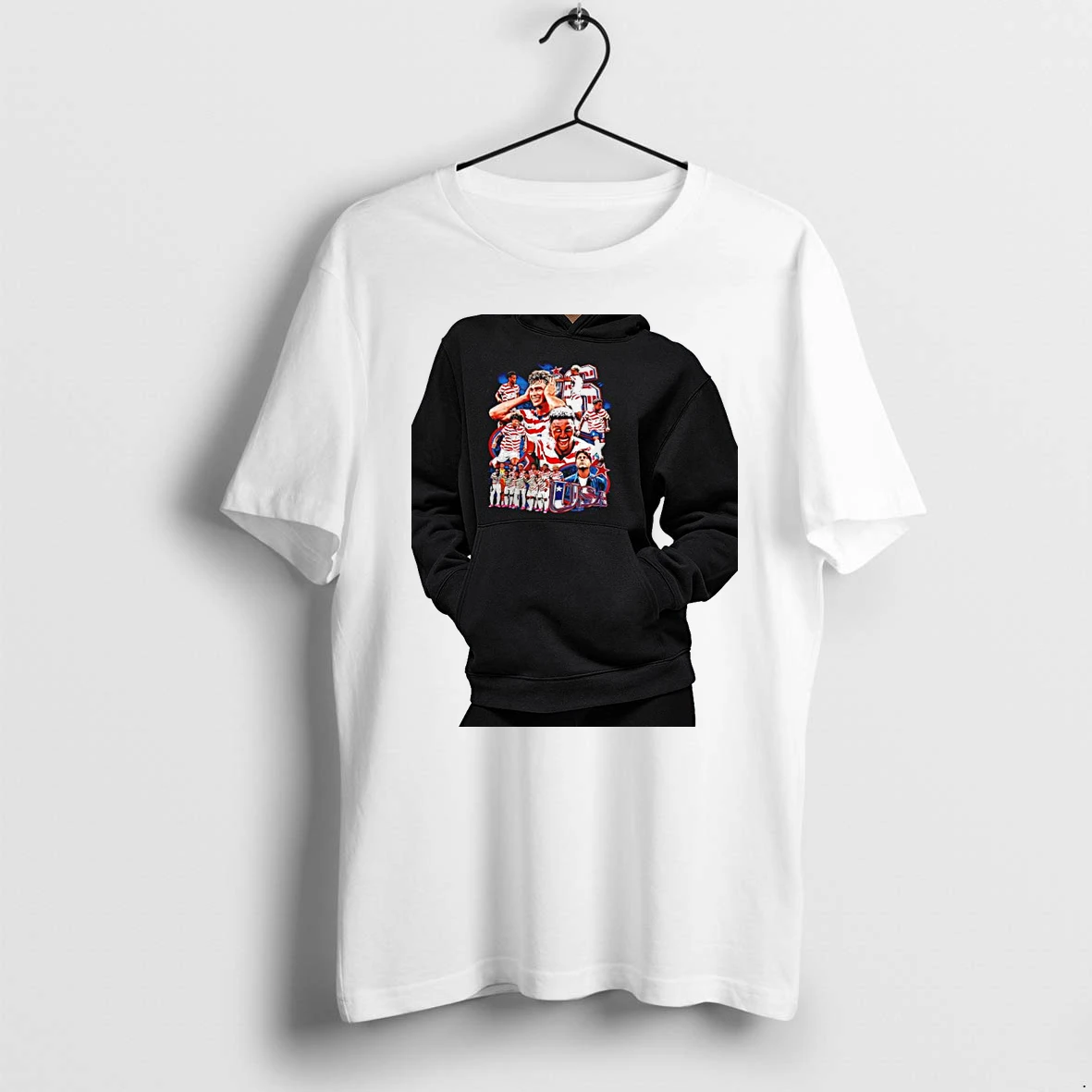 Officials Christian Pulisic Gio Reyna Weston Mckennie Usmnt Usa Soccer Team Premium T Shirt Sweatshirt Hoodie