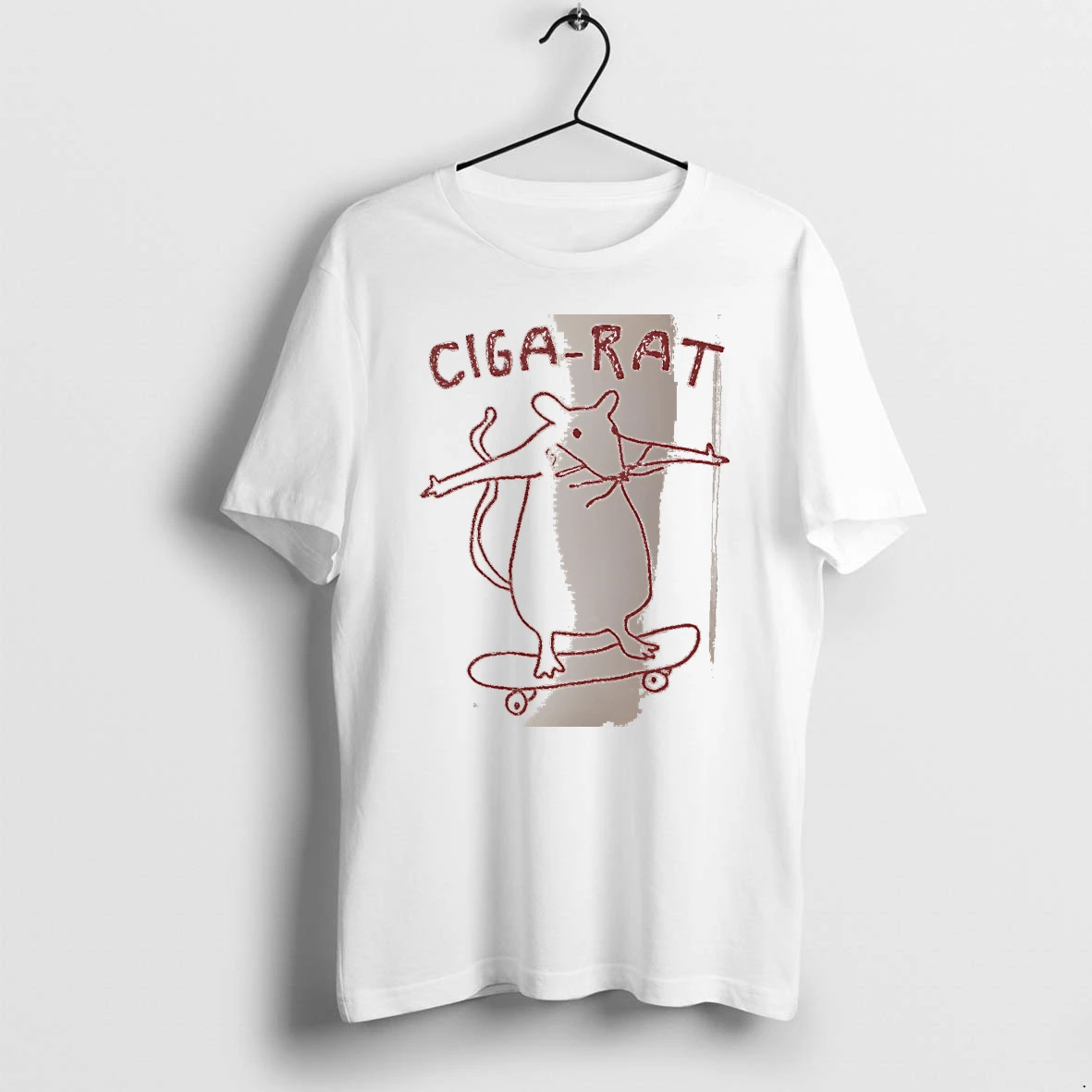 Officials Ciga Rat Skateboarding Rat White Premium T Shirt Sweatshirt Hoodie
