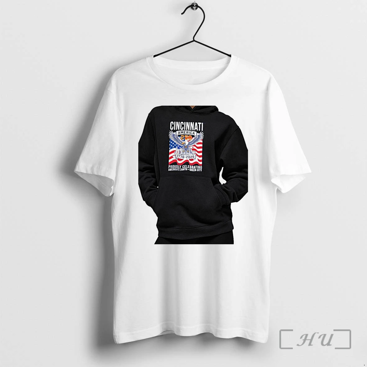 Officials Cincinnati America 250th Anniversary 1776 2026 Premium T Shirts Sweater Hoodie
