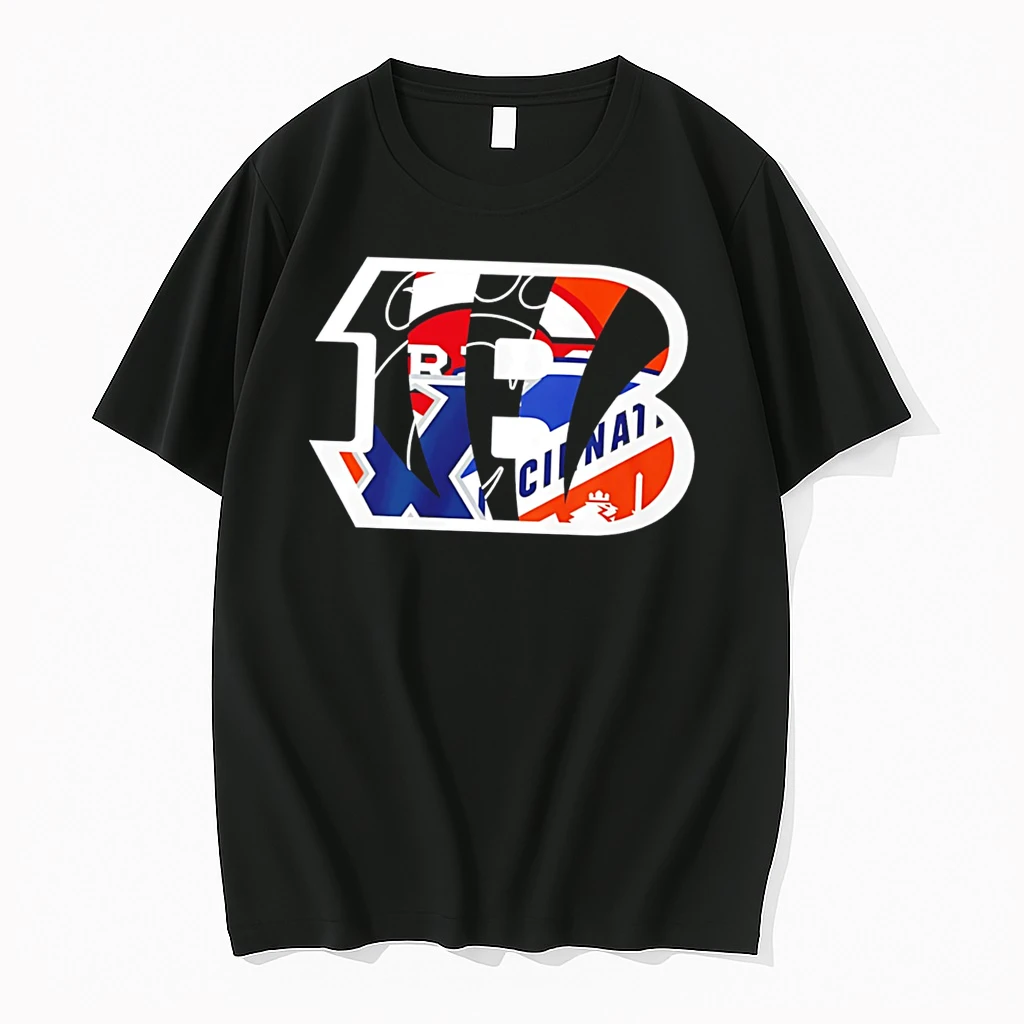 Officials Cincinnati Bengals B Logo Graphic Tee Premium T Shirt Sweatshirt Hoodie