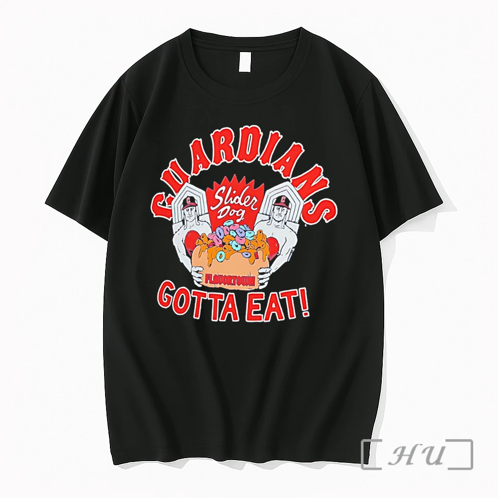 Officials Cleveland Guardians Gotta Eat Shider Dog Food Tee Premium T Shirts Sweater Hoodie