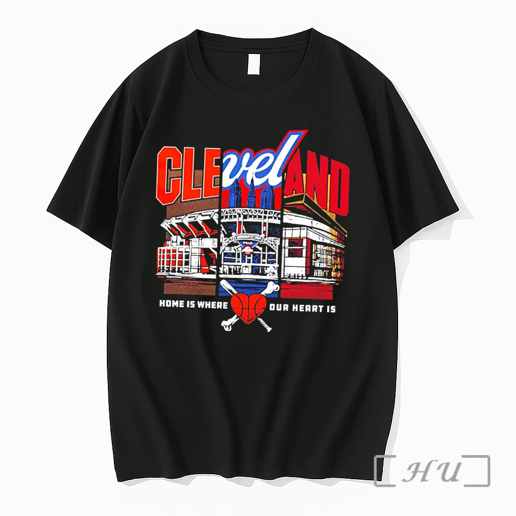 Officials Cleveland Sports Home Is Where Our Heart Is Tee Premium T Shirts Sweater Hoodie