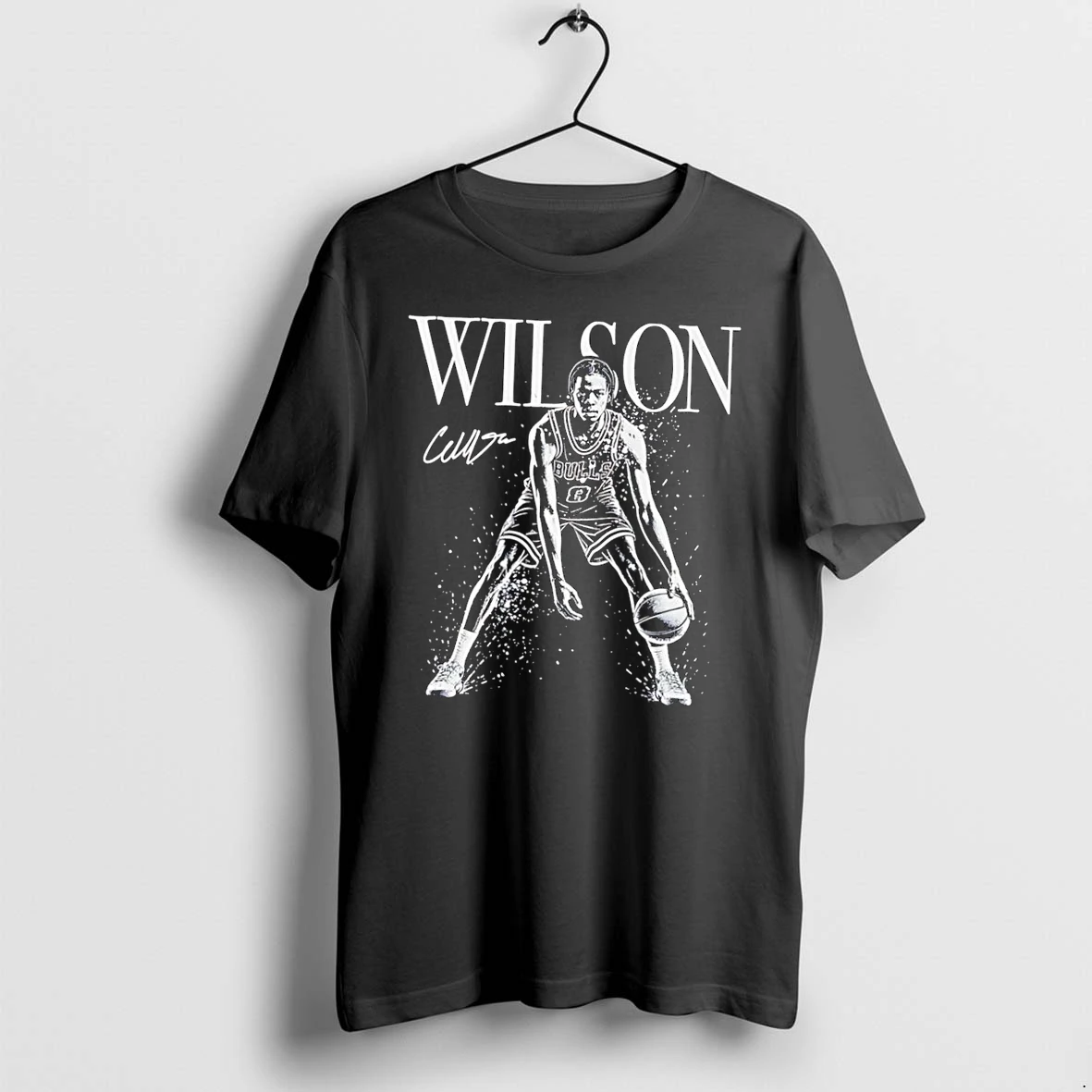 Officials Coby White Autograph Basketball Player Dribbling Wilson Chicago Bulls Black Premium T Shirt Sweatshirt Hoodie