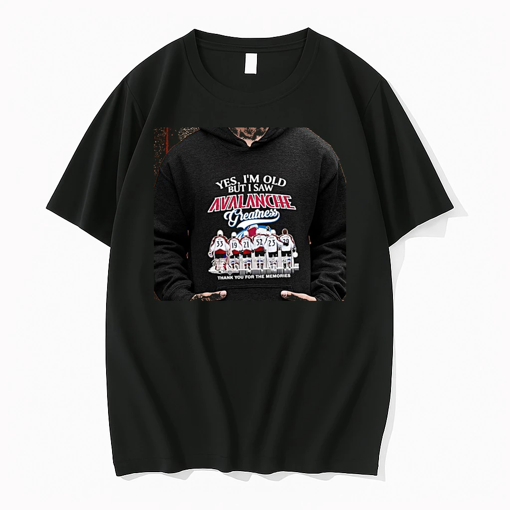 Officials Colorado Avalanche Yes Im Old But I Saw Avalanche Greatness Thank You For The Memories Premium T Shirt Sweatshirt Hoodie