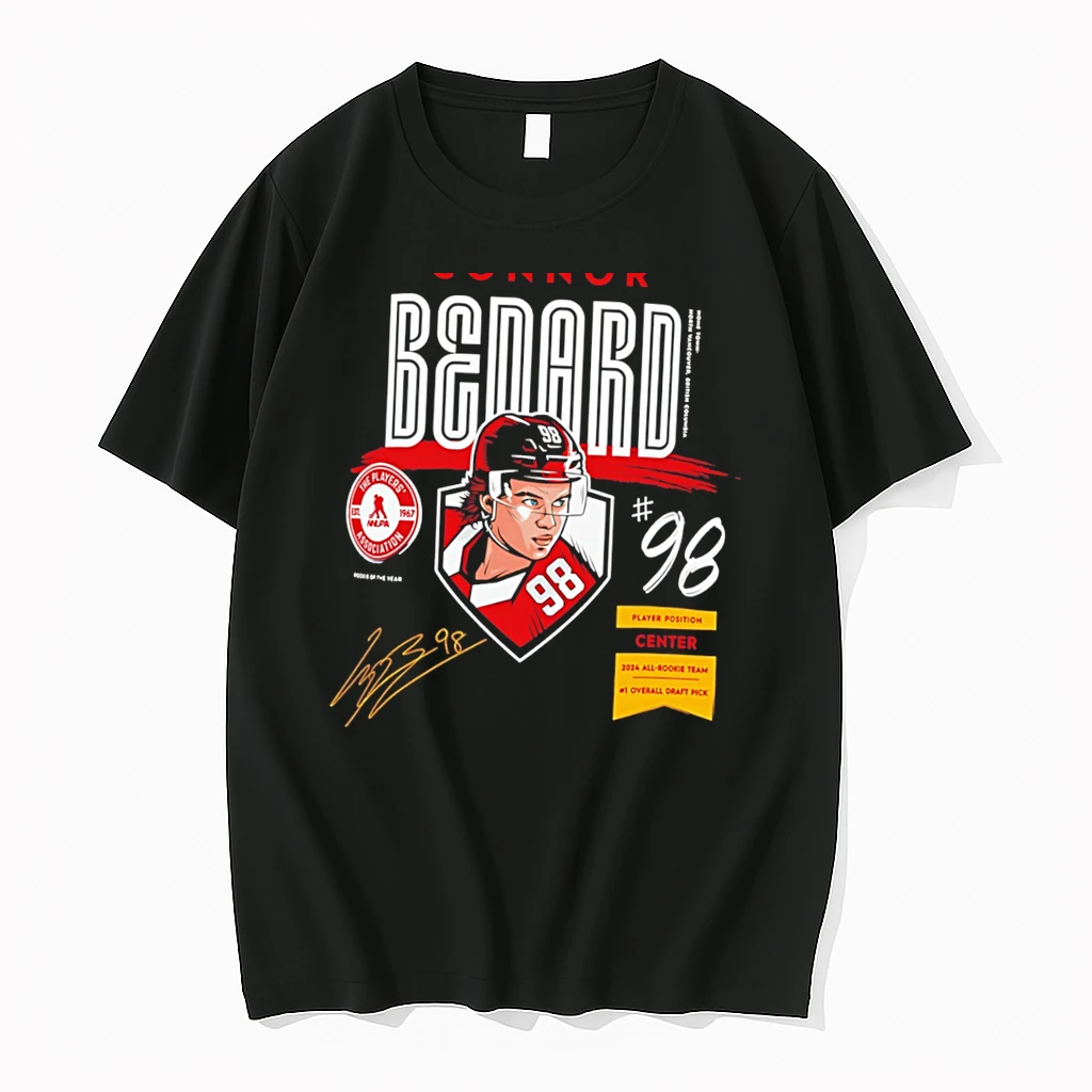 Officials Connor Bedard Chicago Blackhawks Player Spotlight Name Number Tee Premium T Shirt Sweatshirt Hoodie