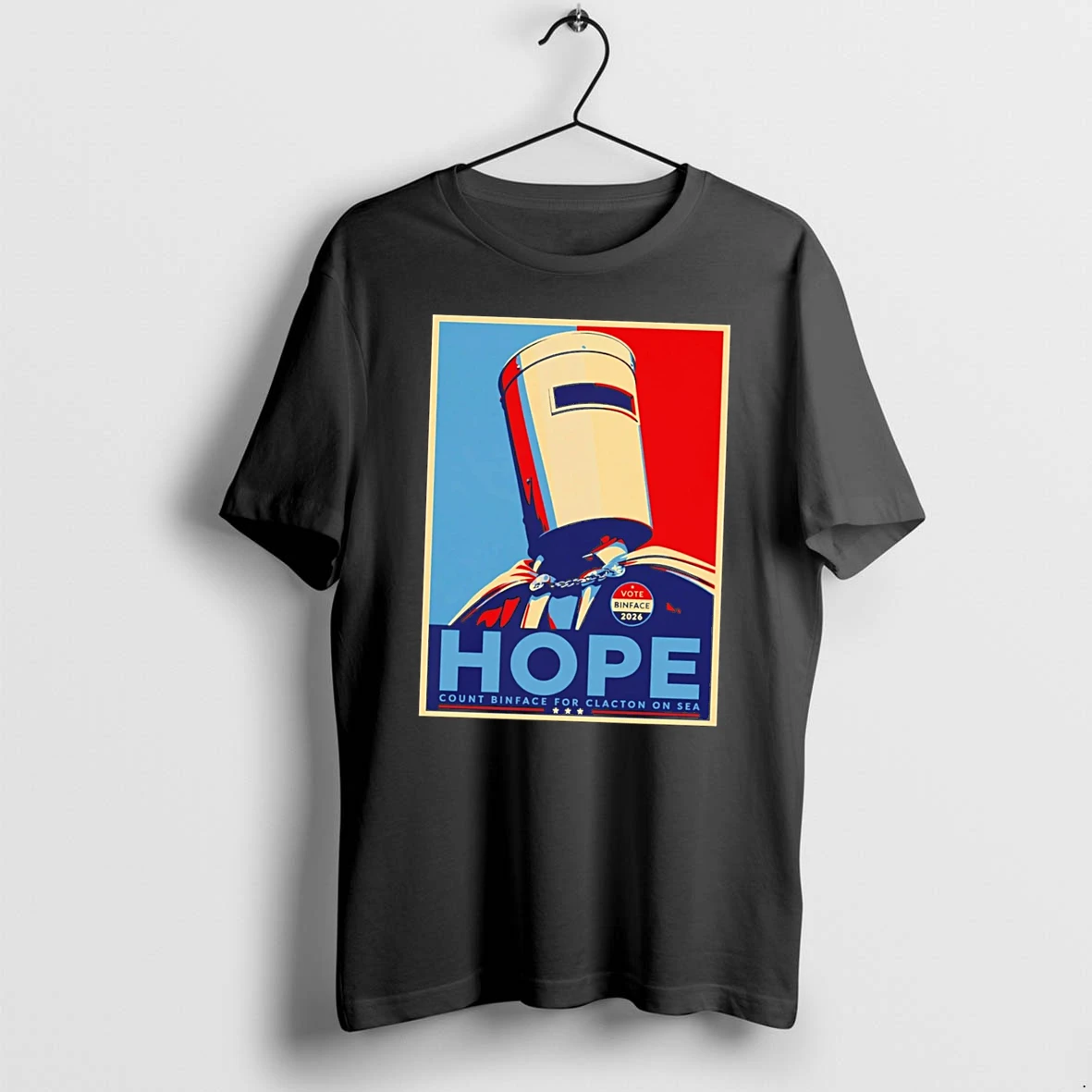 Officials Count Binface For Clacton On Sea Hope 2026 Vote Tee Premium T Shirt Sweatshirt Hoodie
