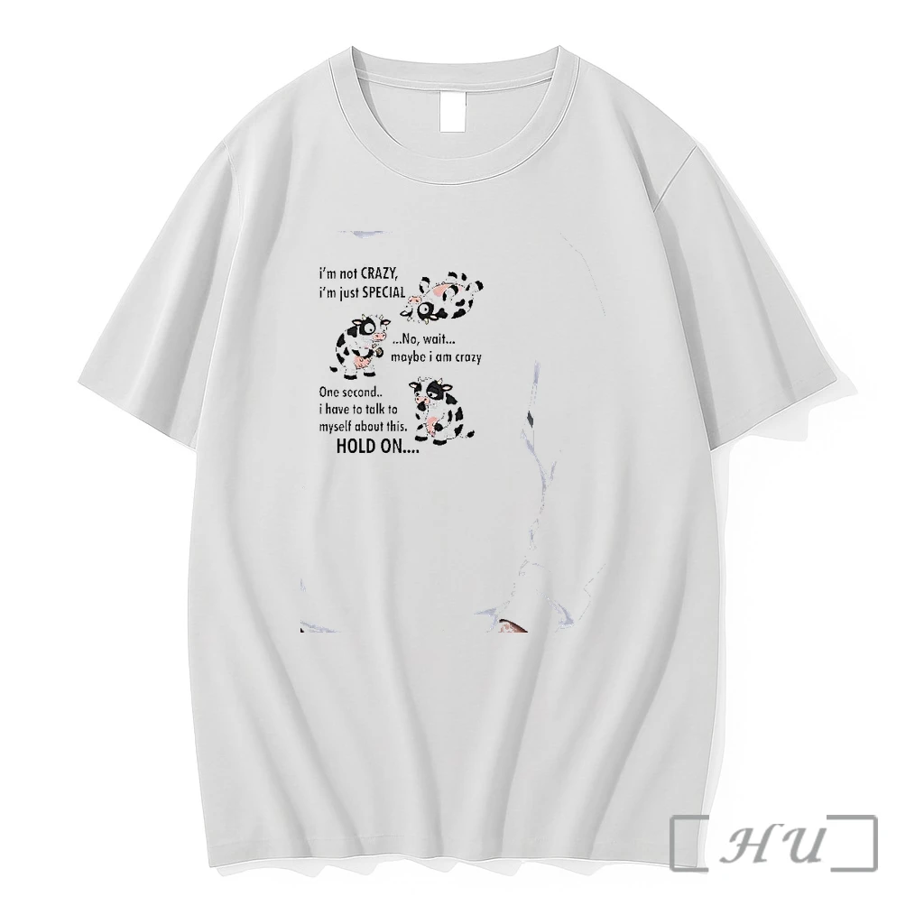 Officials Cow Im Not Crazy Im Just Special No Wait Maybe Im Crazy Premium T Shirts Sweater Hoodie