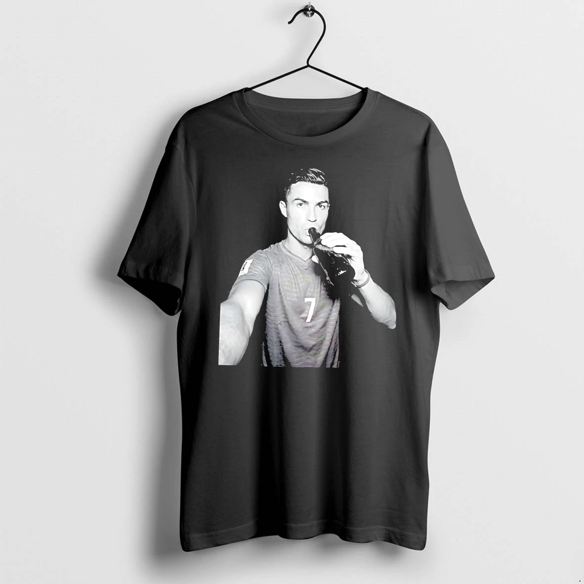 Officials Cristiano Ronaldo Number 7 Portugal Soccer Drink Beer Tee Premium T Shirt Sweatshirt Hoodie