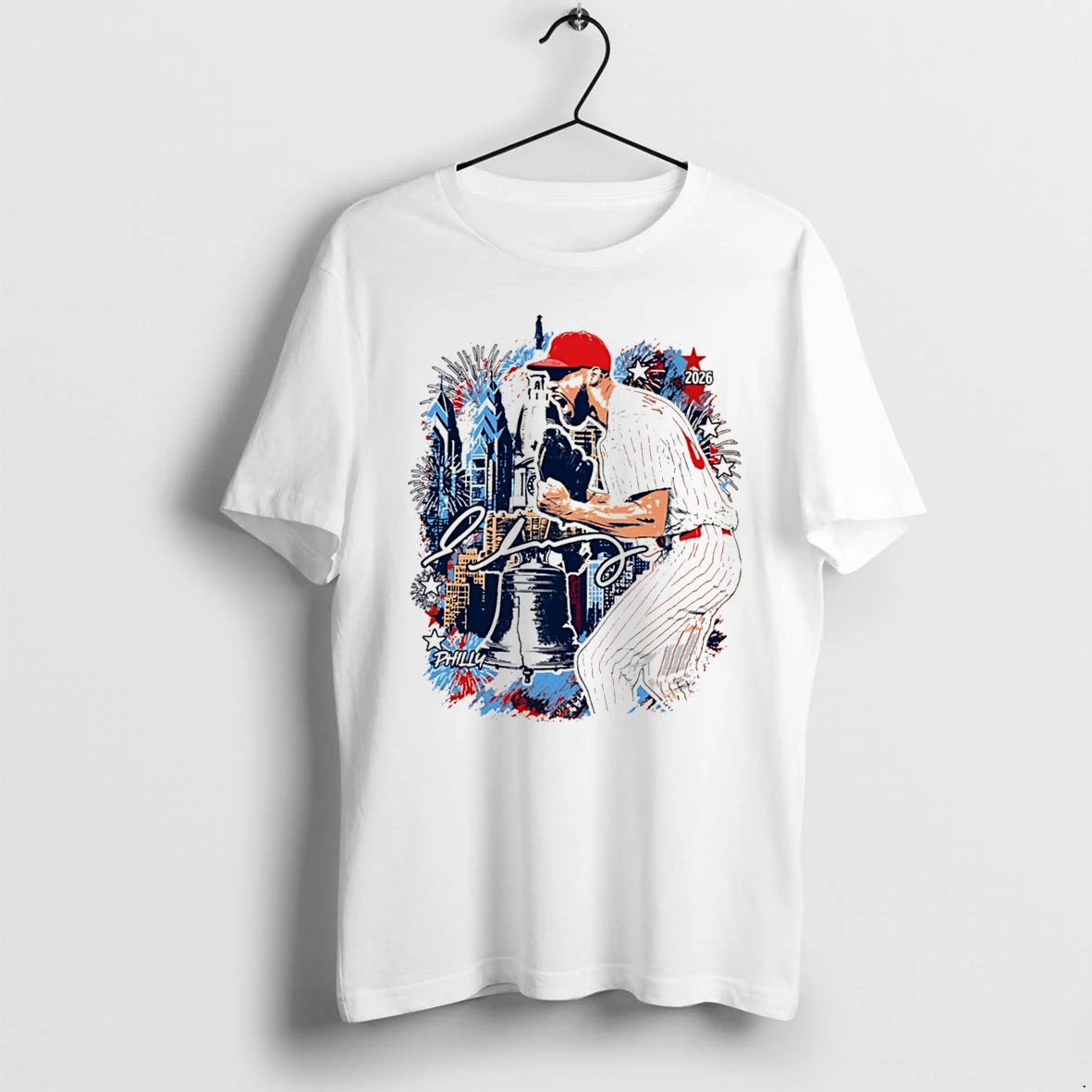 Officials Cristopher Sanchez Philadelphia Phillies Mlb Players All Star Signature 2026 Tee Premium T Shirt Sweatshirt Hoodie