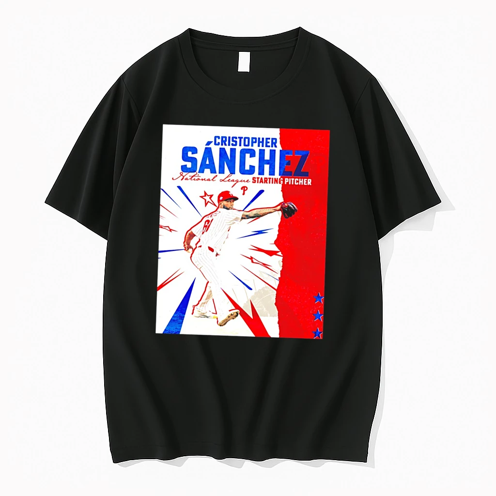 Officials Cristopher Sanchez Philadelphia Phillies National League Starting Pitcher Tee Premium T Shirt Sweatshirt Hoodie