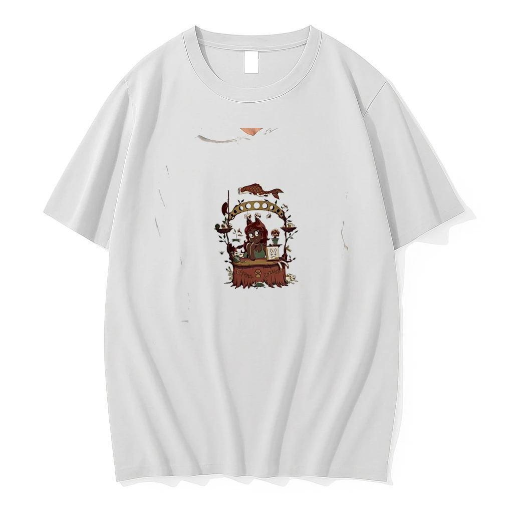Officials Critter Corner Fox Girl And Rabbits Tree Trunk Premium T Shirt Sweatshirt Hoodie