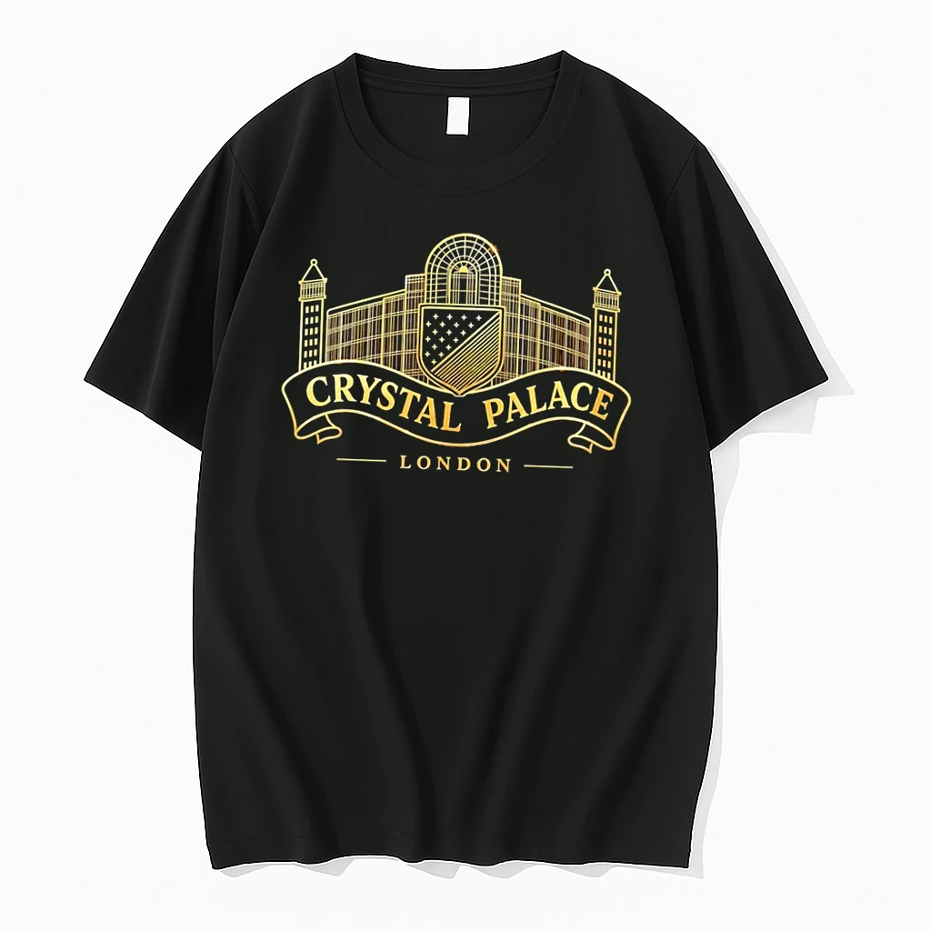 Officials Crystal Palace London Emblem Mens Black Premium T Shirt Sweatshirt Hoodie