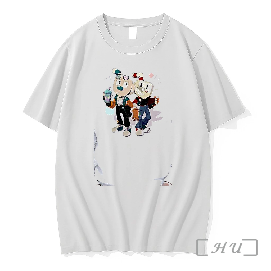 Officials Cuphead And Mugman Cuphead Video Game Characters Premium T Shirts Sweater Hoodie