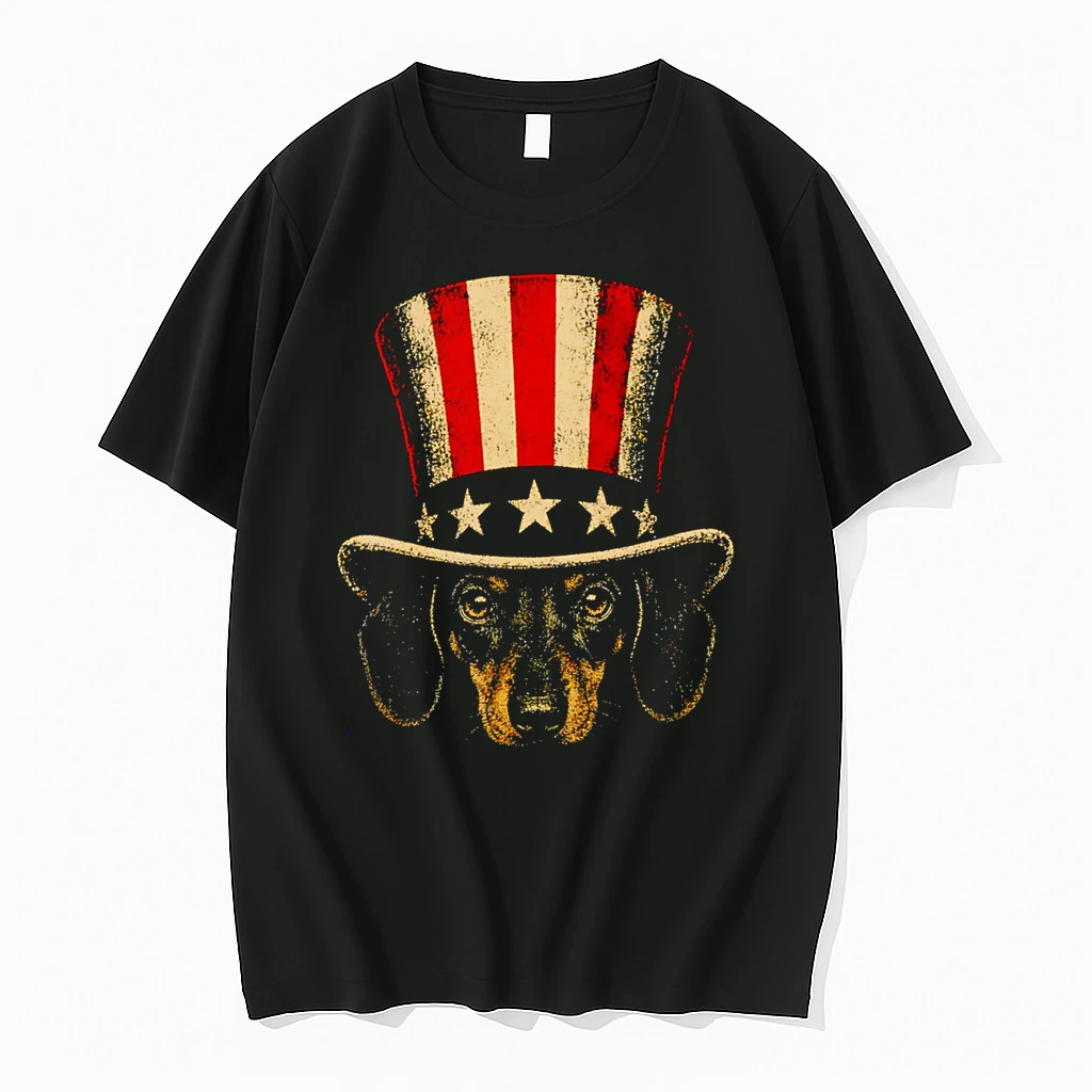 Officials Dachshund In Uncle Sam Hat Premium T Shirt Sweatshirt Hoodie