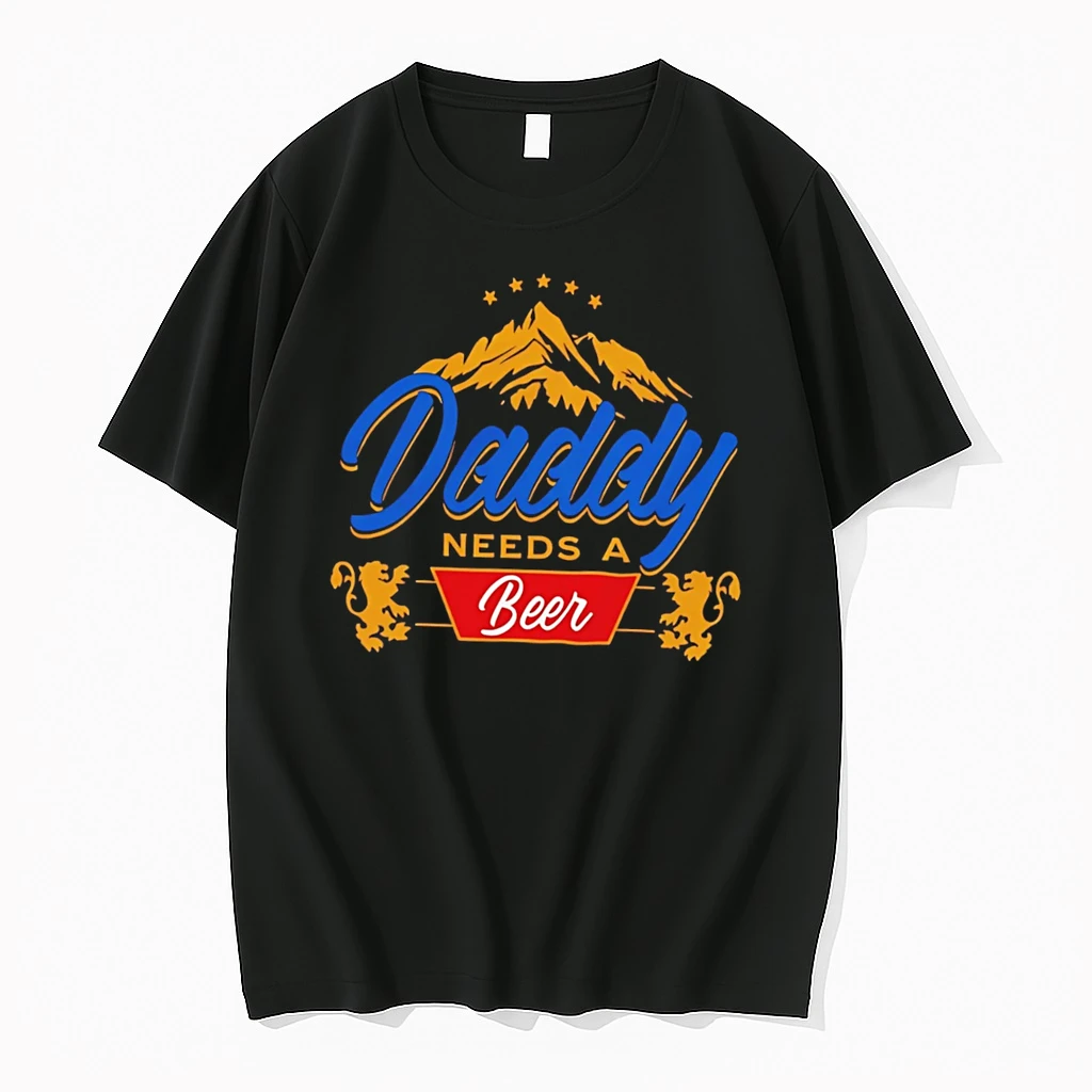 Officials Daddy Needs A Beer Vintage Tee Premium T Shirt Sweatshirt Hoodie