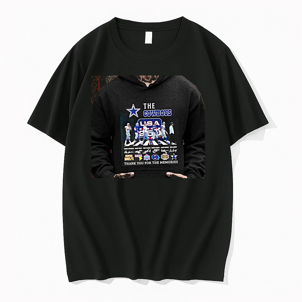 Officials Dallas Cowboys 250th Anniversary Thank You For The Memories Player Cross The Road Premium T Shirt Sweatshirt Hoodie