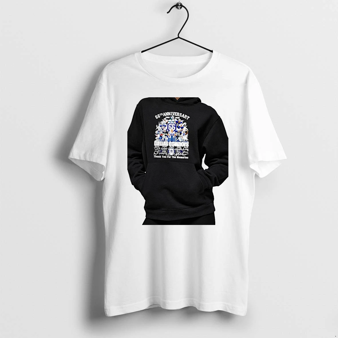 Officials Dallas Cowboys Legends 66th Anniversary 1960 2026 Thank You For The Memories Signature Premium T Shirt Sweatshirt Hoodie