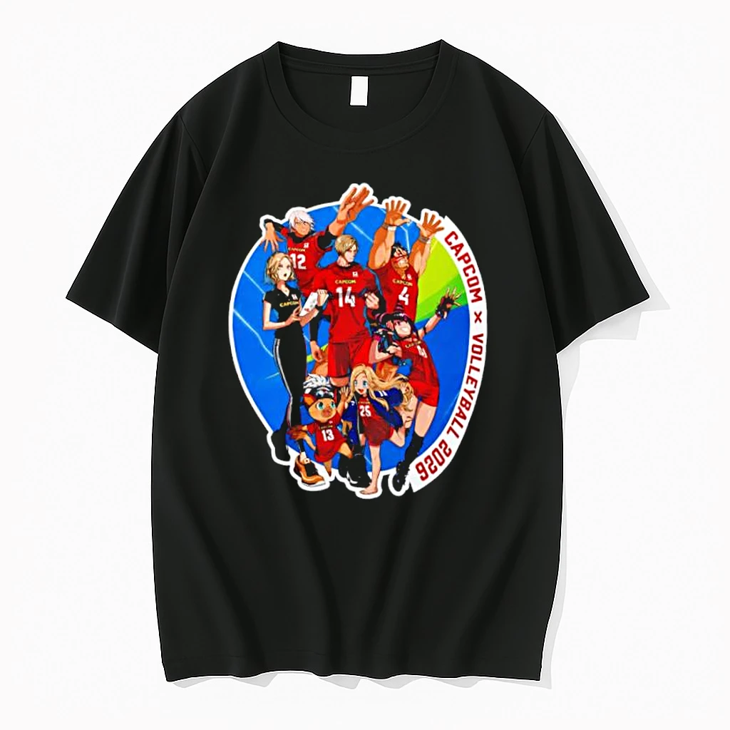 Officials Dante Leon S Kennedy Chun Li Capcom All Stars Capcom Volleyball 2026 Premium T Shirt Sweatshirt Hoodie