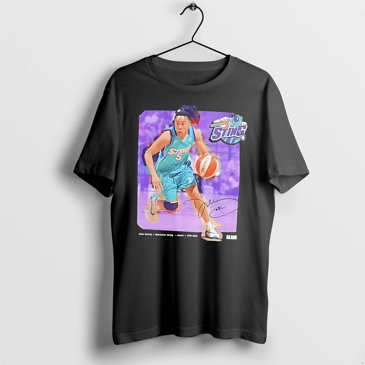 Officials Dawn Staley Charlotte Sting Wslam Signature Tee Premium T Shirt Sweatshirt Hoodie