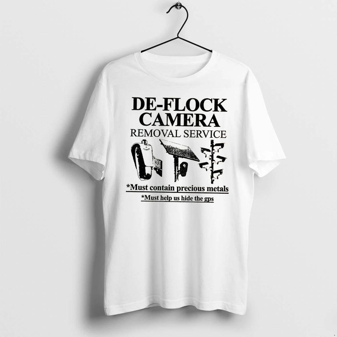 Officials De Flock Camera Removal Service Surveillance Tee Premium T Shirt Sweatshirt Hoodie