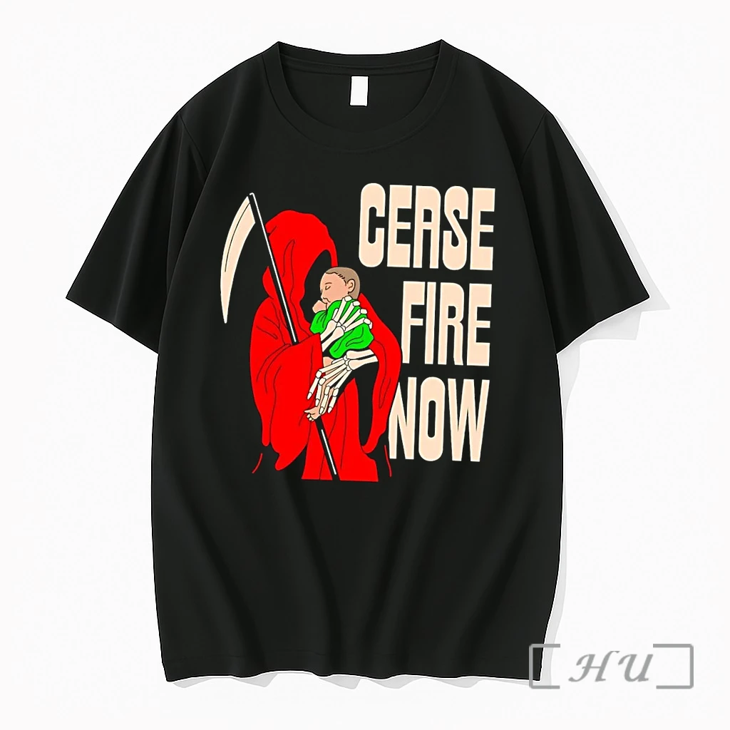 Officials Death Ceasefire Now Black Premium T Shirts Sweater Hoodie