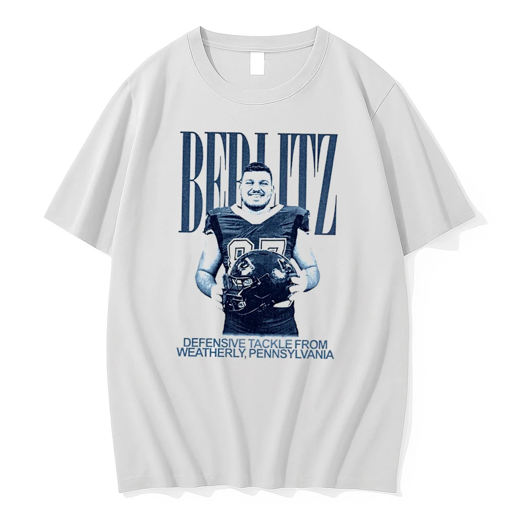 Officials Derek Berlitz Defensive Tackle From Weatherly Pennsylvania Vintage Tee Premium T Shirt Sweatshirt Hoodie