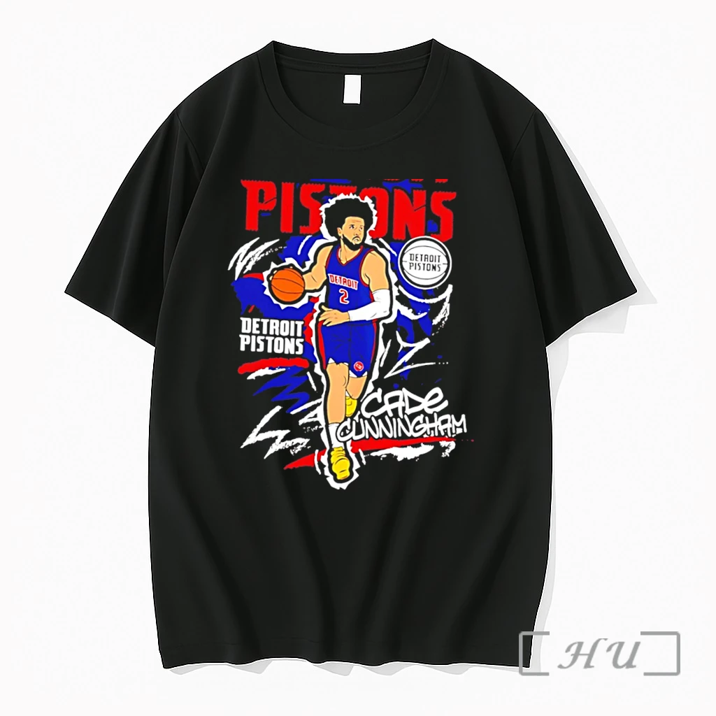 Officials Detroit Pistons Cade Cunningham Chalked Up Player Tee Premium T Shirts Sweater Hoodie
