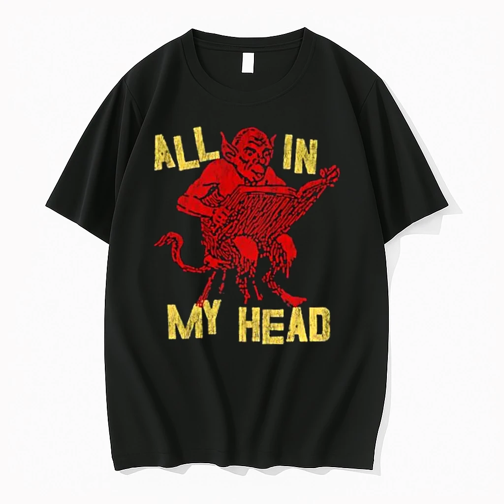 Officials Devil Playing Guitar All In My Head Premium T Shirt Sweatshirt Hoodie