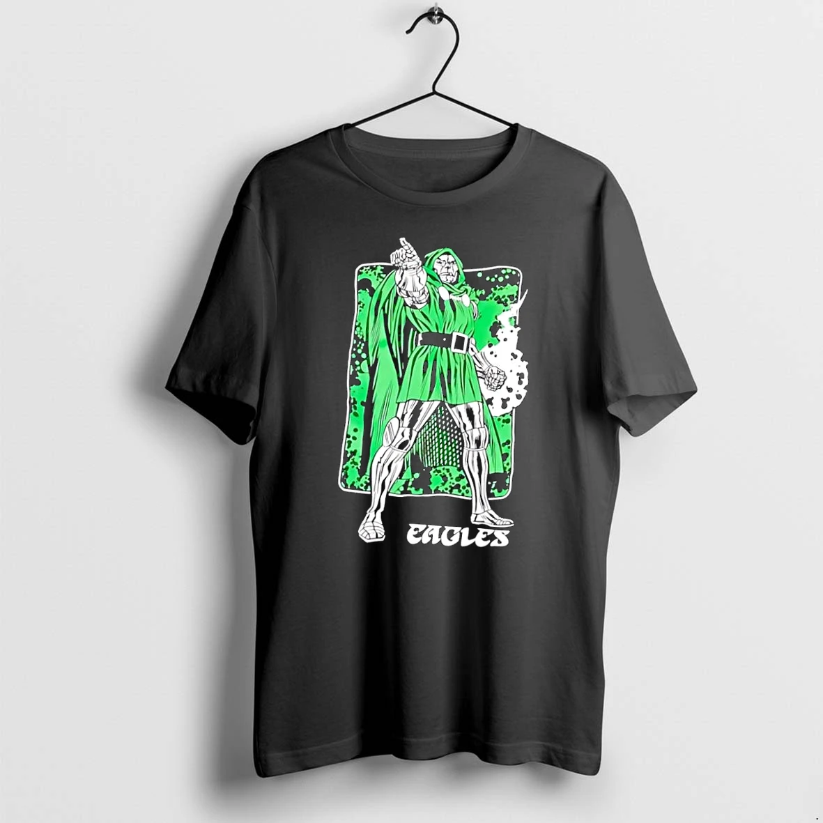 Officials Doctor Doom Pointing Power Blast Eagles Black Premium T Shirt Sweatshirt Hoodie