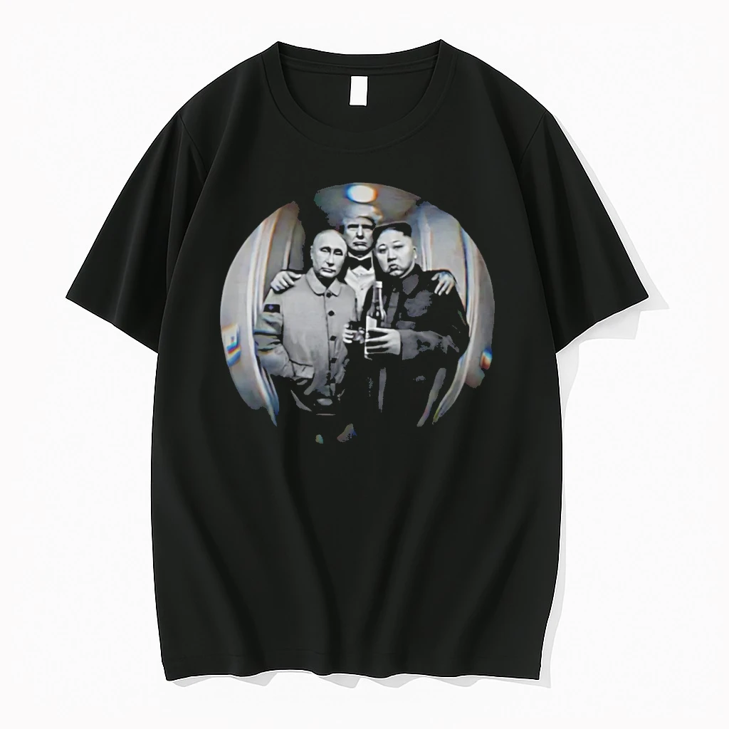 Officials Donald Trump Vladimir Putin And Kim Jong Un 3 Heads Tee Premium T Shirt Sweatshirt Hoodie