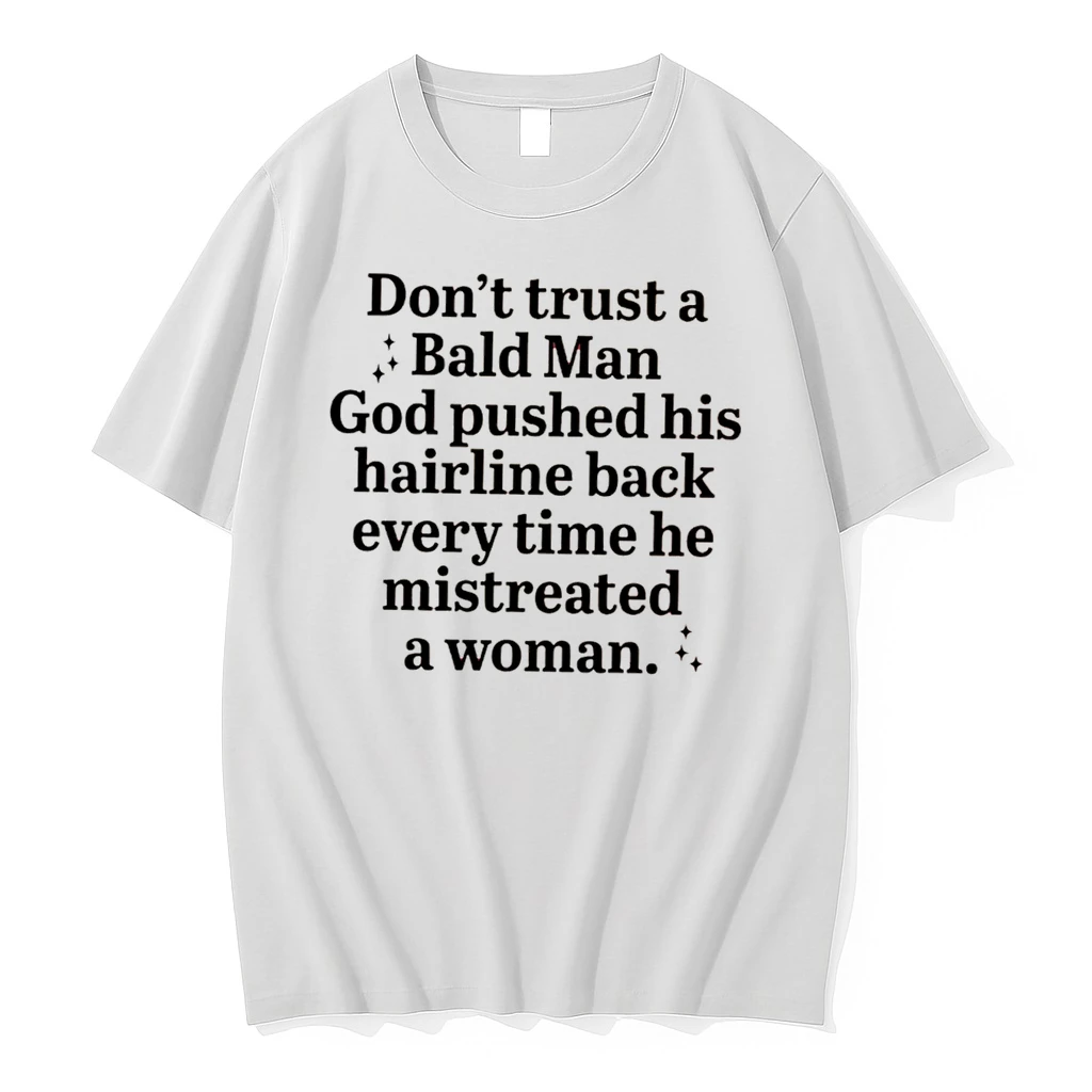 Officials Dont Trust A Bald Man God Pushed His Hairline Back Quote Tee Premium T Shirt Sweatshirt Hoodie