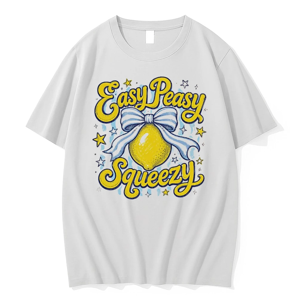 Officials Easy Peasy Lemon Squeezy Cute Fruit Bow Tee Premium T Shirt Sweatshirt Hoodie