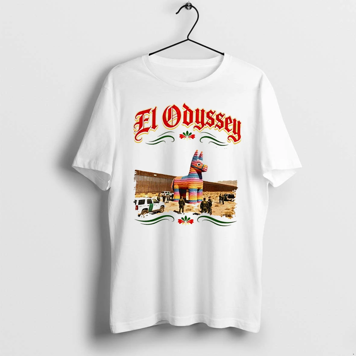 Officials El Odyssey Border Patrol Pinata Humor Satire Tee Premium T Shirt Sweatshirt Hoodie