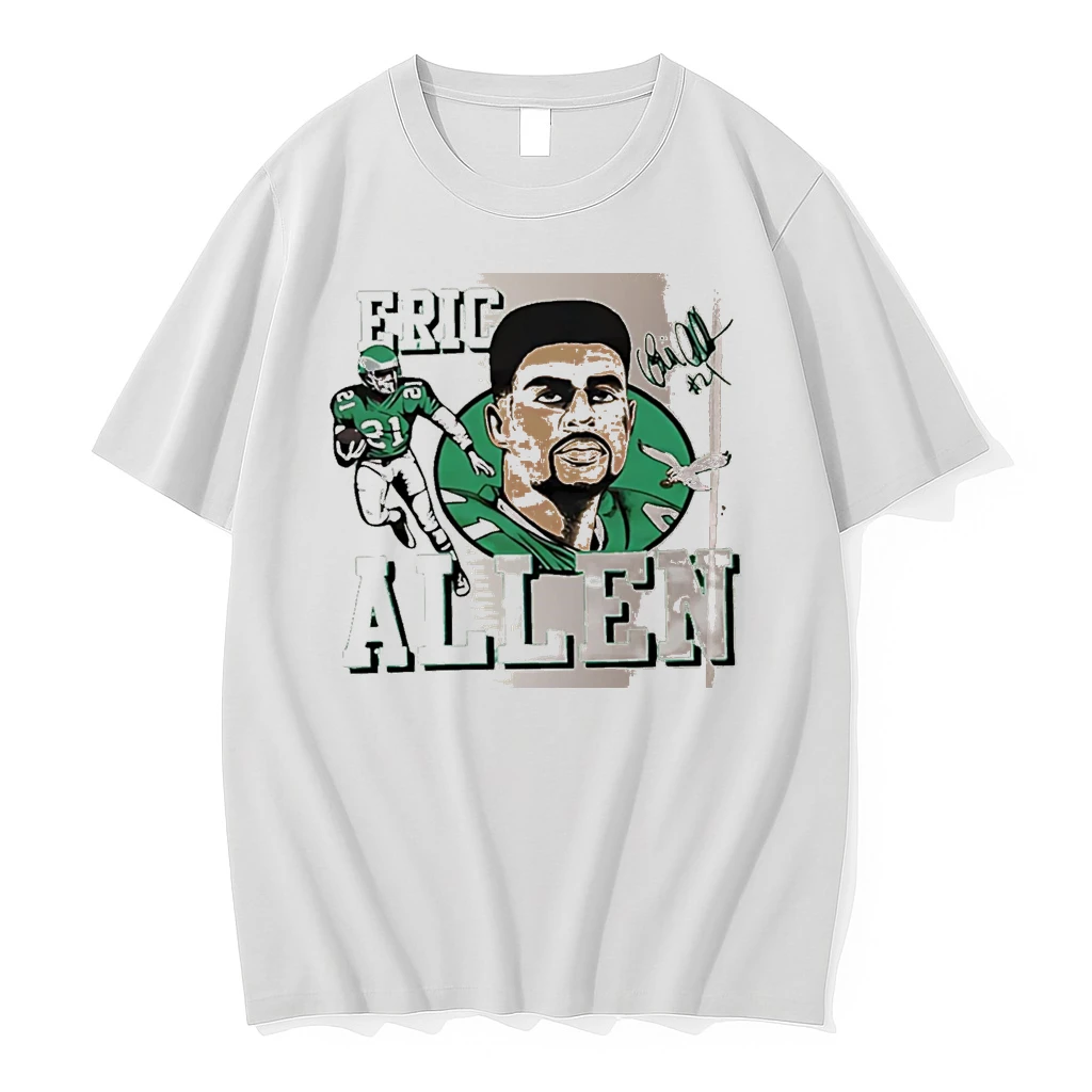 Officials Eric Allen 21 Philadelphia Eagles White Premium T Shirt Sweatshirt Hoodie
