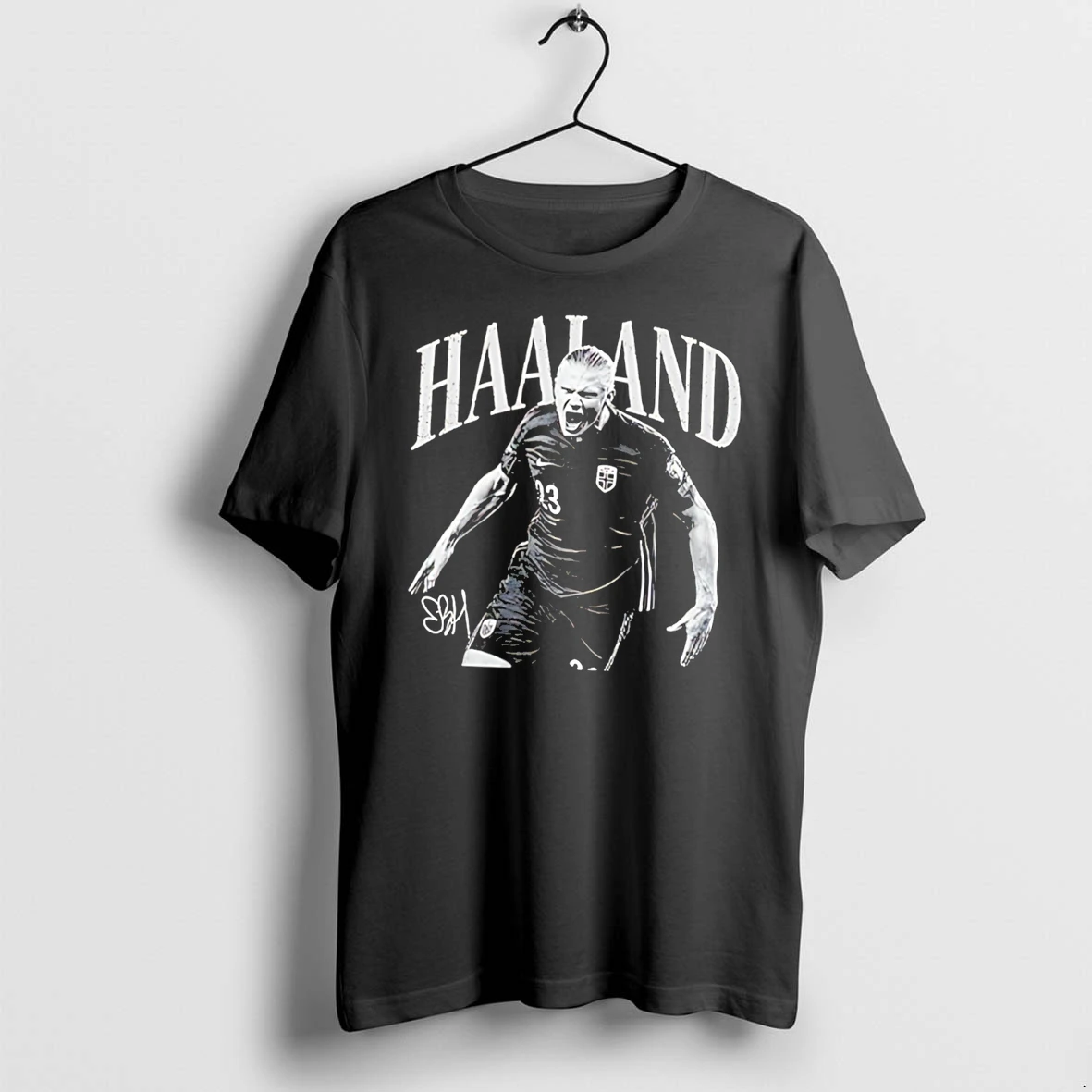 Officials Erling Haaland Norway Football World Cup 2026 Signature Tee Premium T Shirt Sweatshirt Hoodie