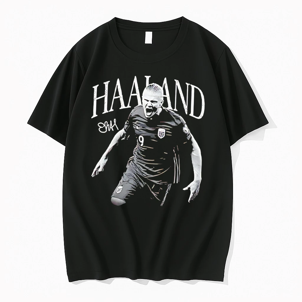 Officials Erling Haaland Norway National Team No 9 Signature Scream Tee Premium T Shirt Sweatshirt Hoodie