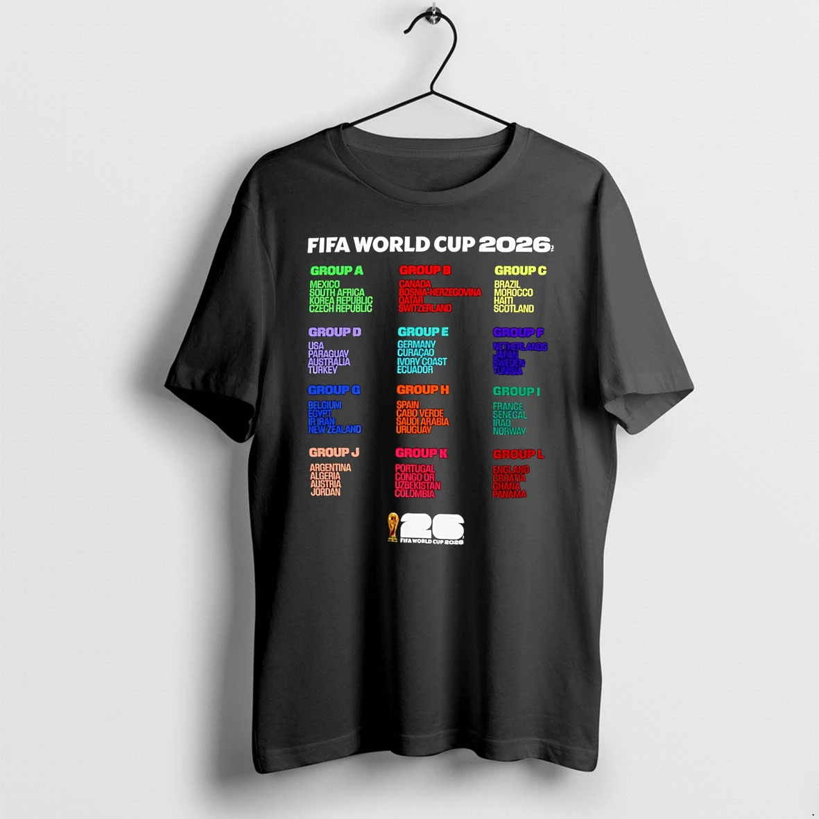 Officials Fifa World Cup 2026 Bracket Premium T Shirt Sweatshirt Hoodie