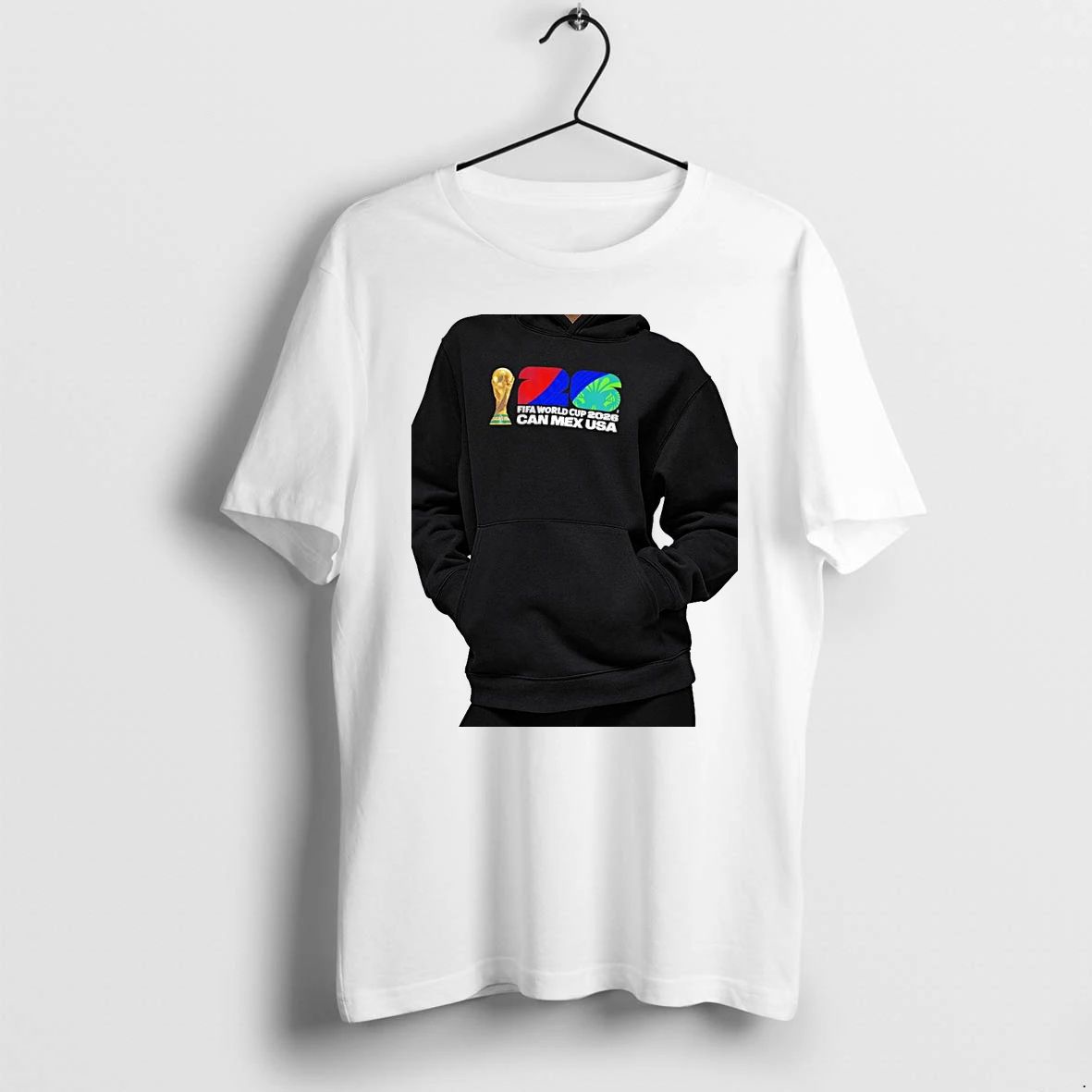Officials Fifa World Cup 2026 Can Mex Usa Trophy Soccer Premium T Shirt Sweatshirt Hoodie